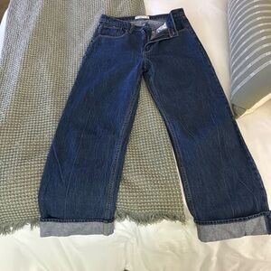 A&F high rise loose jeans